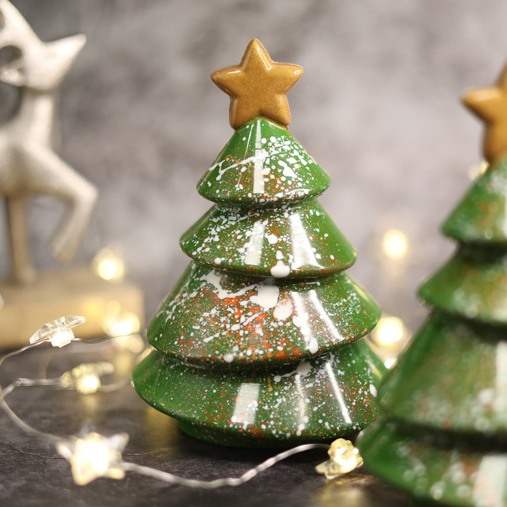 Brad de craciun din ciocolata cu lapte