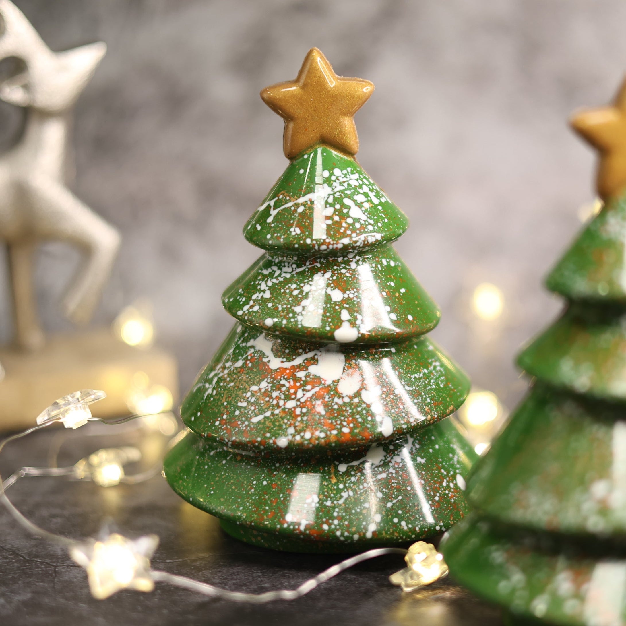 Brad de craciun din ciocolata cu lapte